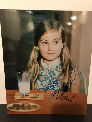 Maureen Mccormick Signed 8x10 Color Photo The Brady Bunch Autograph
