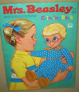 Family Affair - 1970 Mrs.  Beasley Coloring Book By Whitman 1110