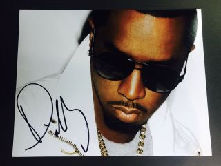 Puff Daddy Sean Combs Signed 11x14 Photo P Diddy Bad Boy Entertainment