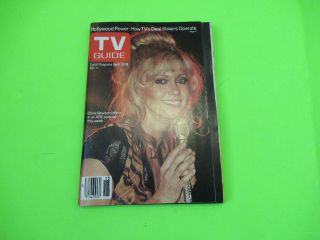 Vintage April 1980 Tv Guide Olivia Newton John Cover