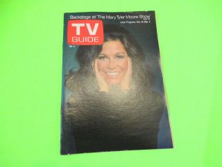 Vintage February 1972 Tv Guide Mary Tyler Moore Cover