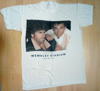 Wham The Final T - Shirt - Last Concert 1986 Wembley Stadium,  TICKET reprint 2