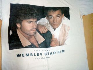 Wham The Final T - Shirt - Last Concert 1986 Wembley Stadium,  TICKET reprint 4