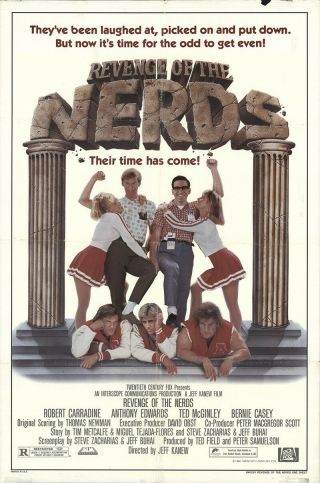 Revenge Of The Nerds 1984 27x41 Orig Movie Poster Fff - 08423 Fine,  Very Good