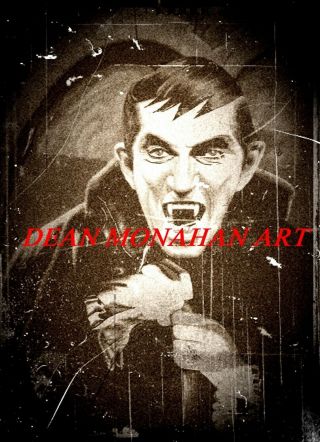 Newly Created Dark Shadows Barnabas Antique Style Vintage Art Print 2