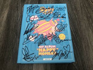Wjsn Cosmic Girls Happy Moment All Member Signed Promo Album Kpop