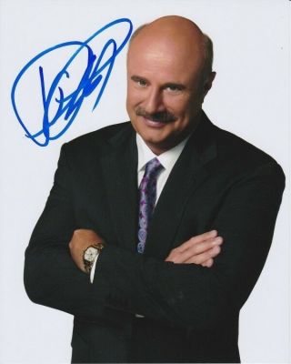 Dr.  Phil Mcgraw Signed Autographed Photo