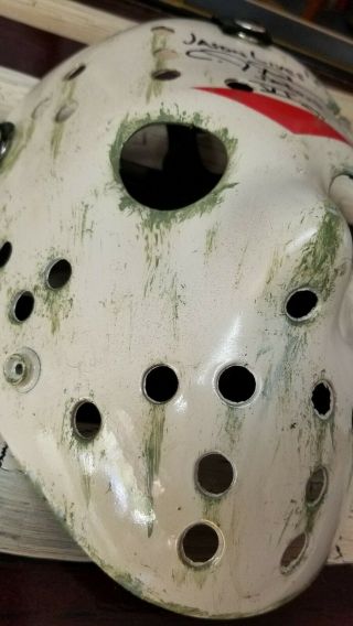 CJ Graham Autographed Custom Painted Jason Voorhees Mask FRIDAY THE 13TH Part VI 5