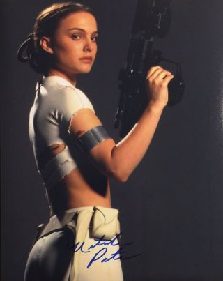 Natalie Portman Signed Autographed 8x10 Star Wars Photo,