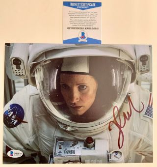 Jessica Chastain Autographed 8x10 Photo Signed The Martian,  X - Men W/ Beckett