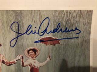 SIGNED Julie Andrews Dick Van Dyke Mary Poppins 8x10 Photo Some Bending To Photo 2