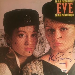 Alan Parsons Hand Signed Autographed Eve Record Vinyl Album Psa/dna Proof