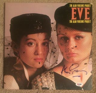 ALAN PARSONS Hand Signed Autographed EVE Record Vinyl Album PSA/DNA PROOF 4
