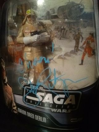 Star Wars Major Bren Derlin Autograph John Ratzenberger Signed Figure Cheers 3