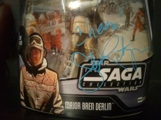 Star Wars Major Bren Derlin Autograph John Ratzenberger Signed Figure Cheers 4