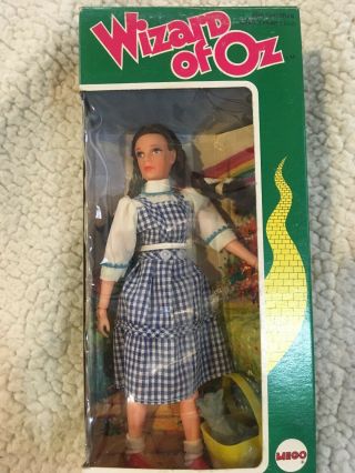 Vintage Mego The Wizard Of Oz Dorothy And Toto Figurine Doll 1974 Nib