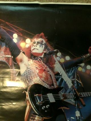 KISS - ALIVE II GENE SIMMONS 1977 AUCOIN OFFICIAL POSTER FROM ORDER FORM EX 2