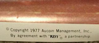 KISS - ALIVE II GENE SIMMONS 1977 AUCOIN OFFICIAL POSTER FROM ORDER FORM EX 4