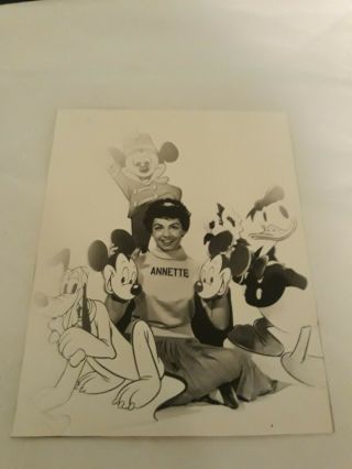 Rare Annette Funicello Mickey Mouse Club Picture