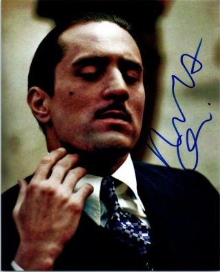 Robert Deniro Autographed 8x10 Photo Signed Picture,