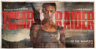 Tomb Raider Huge 12 Sheet Billboard - Alicia Vikander Lara Croft