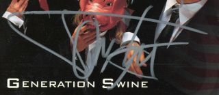 Motley Crue signed CD Generation Swine 2