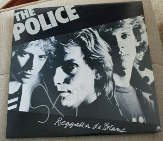 Sting The Police Signed Vinyl Album Stunning