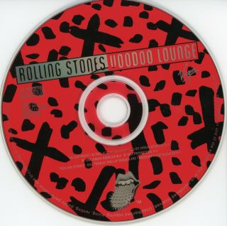 The Rolling Stones Mick Jagger & Keith Richards signed CD Voodoo Lounge 4