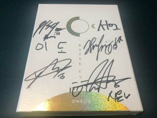 Oneus Album Autograph All Member Signed Promo Album Kpop 01