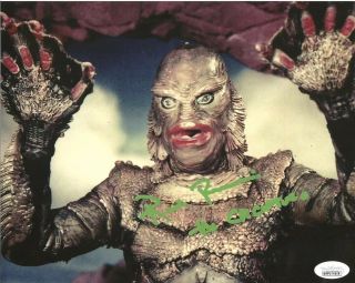 Ricou Browning Signed 8x10 Photo Creature From The Black Lagoon 9 Jsa