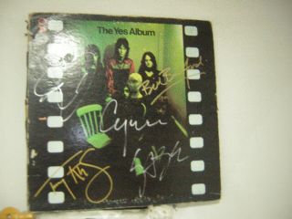Yes Signed Lp The Album By 5 Musicians