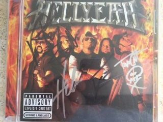 Hellyeah Signed Cd Booklet With Cd