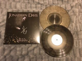 Jonathan Davis Black Labyrinth Autographed Colored Vinyl (signed 2lp) [korn]