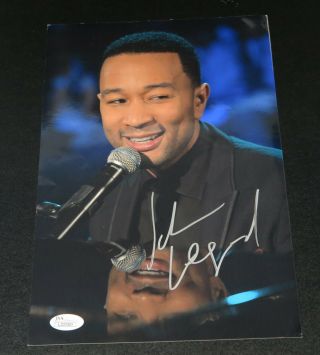 John Legend - Signed 8x12 Glossy Color Photograph Jsa Cet
