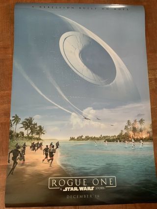 Rogue One A Star Wars Story Teaser Poster 27x40 Double Sided
