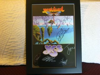 Yes - Yestival Tour Poster Autographed By The Whole Band