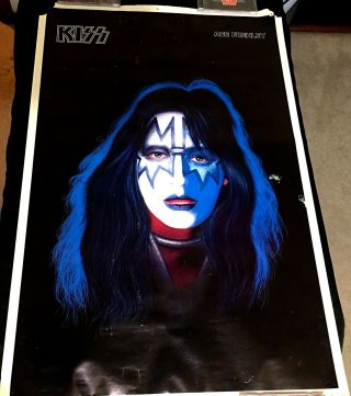 Kiss Ace Frehley 1978 Solo Albums Poster " From Casablanca Lp Order Form " Aucoin
