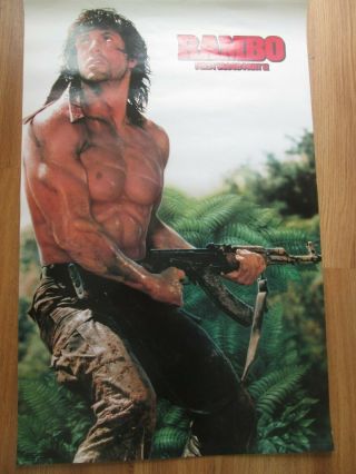 4 Different Movie Poster Sylvester Stallone - Rambo - Cobra - 2 Rocky