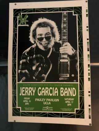 Jerry Garcia Band Poster Proof - April 1993 - Pauley Pavillion