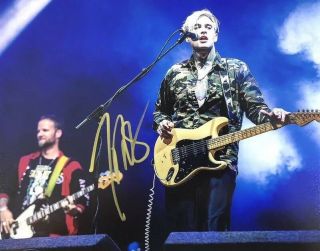 Johnny Stevens Hand Signed 8x10 Photo Highly Suspect Lead Singer Authentic Rare