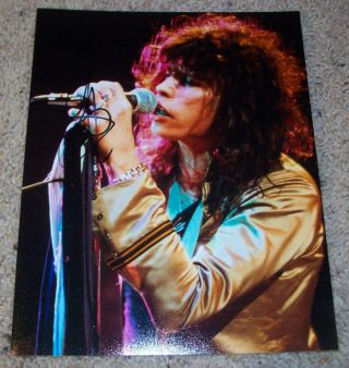 Steven Tyler Signed Autograph Aerosmith Vintage Concert 8x10 Photo W/proof