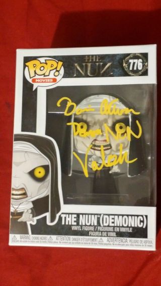 Nun Funko Pop Signed By Bonnie Aarons
