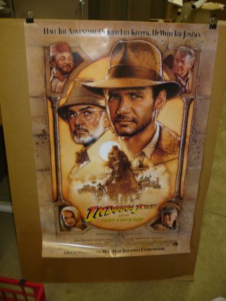 Indiana Jones And The Last Crusade Nr Orig Rolled 1 - Sht / Movie Poster