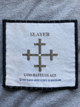 Slayer God Hated Us All Patch