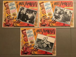 3 Mexican Lobby Cards 12.  5x17: In The Good Old Summertime (1949) Judy Garland