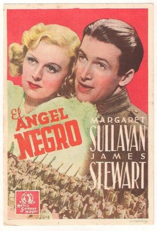 The Shopworn Angel James Stewart Margaret Sullavan Spanish Herald Mini Poster