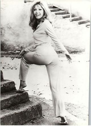 Ingrid Pitt Sexy Glamour Pin Up Rare Vintage Casting Agent 7x9 Stamped Photo