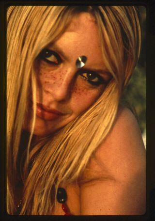Brigitte Bardot Close Up Portrait Vintage Photo Agency Transparency