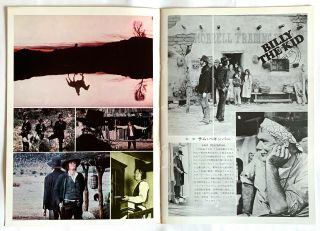 PAT GARRETT AND THE BILLY THE KID JAPAN MOVIE PROGRAM BOOK 1973 w/Flyer DYLAN 4