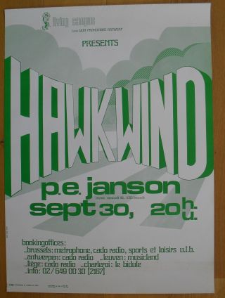 Hawkwind Concert Poster 